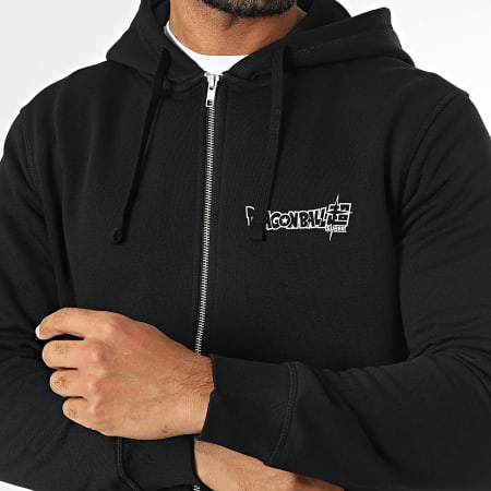 Dragon Ball Z - Goku Foot Zip Hoodie Black