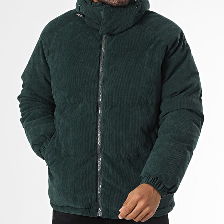 Frilivin - Doudoune Capuche Vert Bouteille