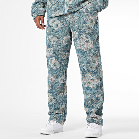 Frilivin - Ensemble Sweat Zippé Capuche Et Pantalon Bleu Clair