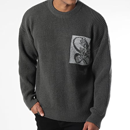 Frilivin - Pull Gris Anthracite