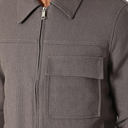Frilivin - Ensemble Veste Zippée Et Pantalon Gris Anthracite