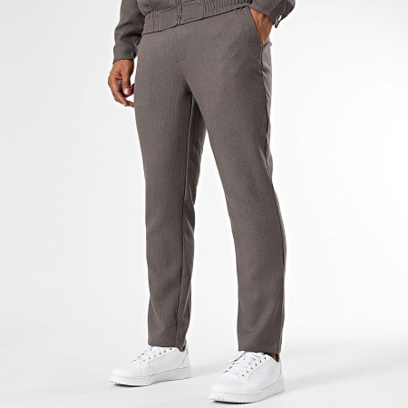 Frilivin - Ensemble Veste Zippée Et Pantalon Gris Anthracite