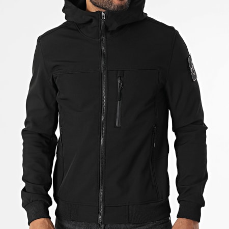 kym  Kymaxx - Veste Zippée Capuche Noir - LaBoutiqueOfficielle.com