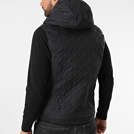 Kymaxx - Chaqueta sin mangas con capucha Negro