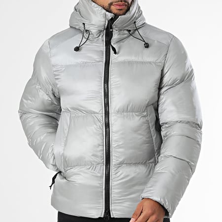 KZR - Doudoune Capuche Gris