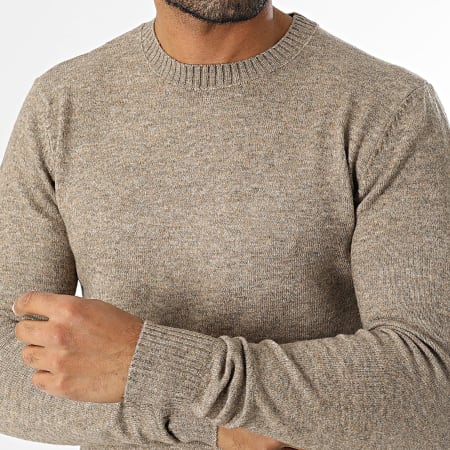 KZR - Pull Beige Chiné
