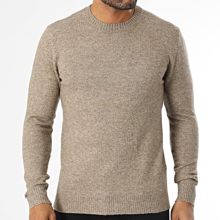 KZR - Pull Beige Chiné