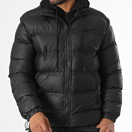 KZR - Doudoune Capuche Noir