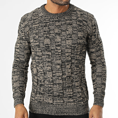 KZR - Pull Beige Noir