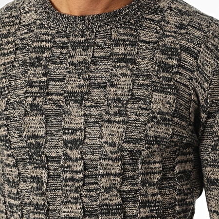 KZR - Pull Beige Noir
