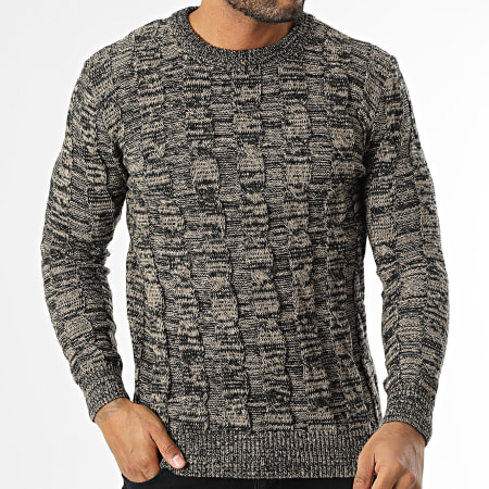 KZR - Pull Beige Noir