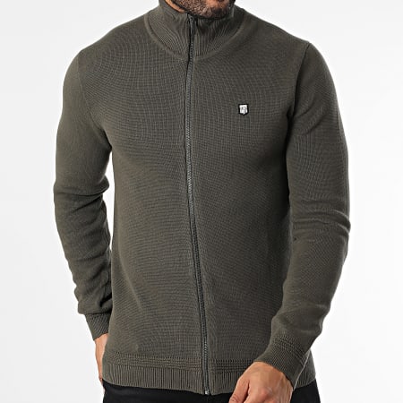 Teddy Smith - Ettore zipped sweatshirt 10915528D Khaki green