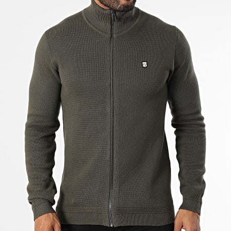 Teddy Smith - Ettore zipped sweatshirt 10915528D Khaki green