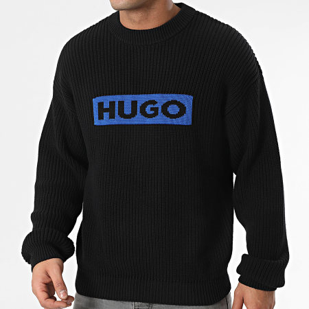 Hugo Blue - Pull Seylo 50525363 Noir