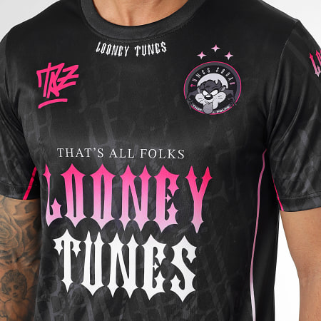 Looney Tunes - Maillot Collector Taz Worldwide Pink Noir
