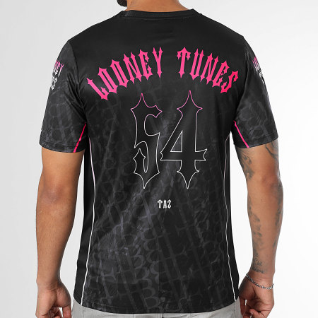 Looney Tunes - Maillot Collector Taz Worldwide Pink Noir