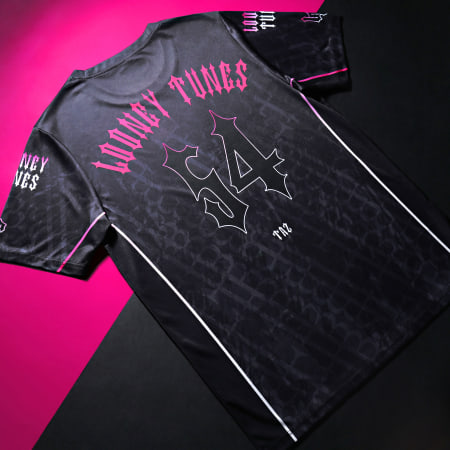 Looney Tunes - Maillot Collector Taz Worldwide Pink Noir