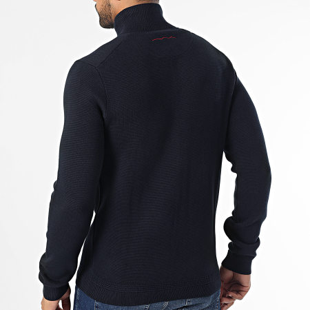 Teddy Smith - Sweat Zippé Etorre 10915528D Bleu Marine