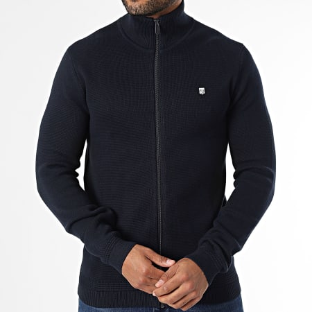 Teddy Smith - Sweat Zippé Etorre 10915528D Bleu Marine