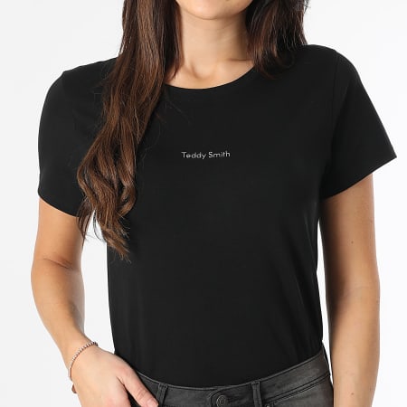 Teddy Smith - Damesshirt Ribelle Zwart
