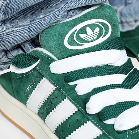 Adidas Originals - Baskets Campus 00s Superlaced H03472 Dark Green Footwear White Off White