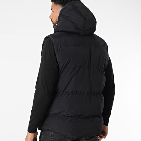 Geographical Norway - Vilano Chaqueta sin mangas con capucha Negro