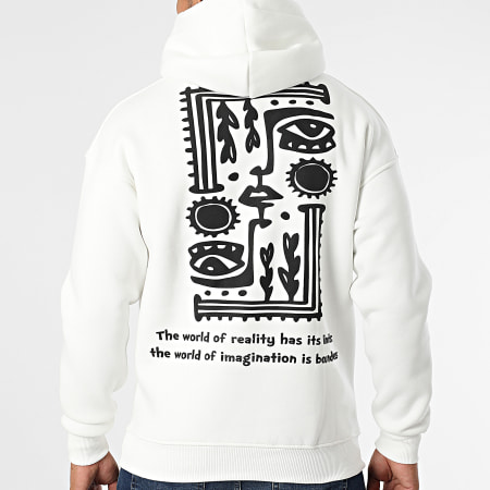 Ikao - Sweat Capuche Blanc