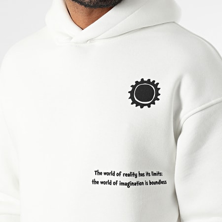 Ikao - Sweat Capuche Blanc