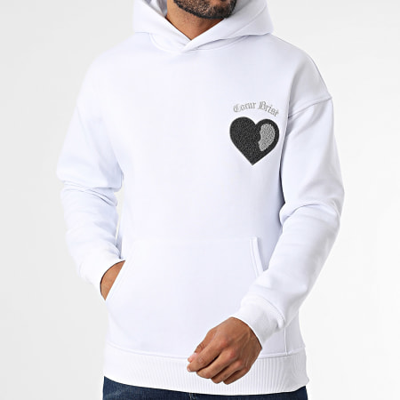 Ikao - Sweat Capuche Blanc