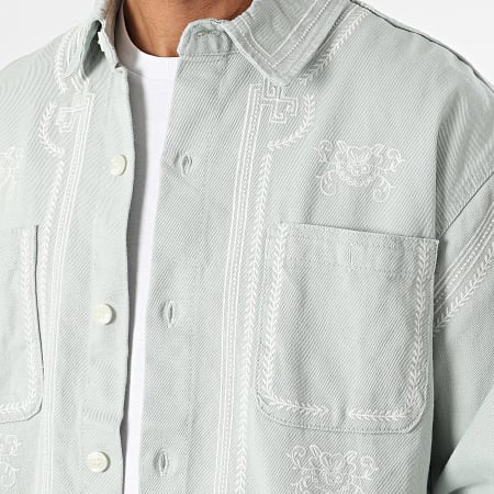 Classic Series - Ensemble Surchemise Jean Et Jean Flare Vert Clair