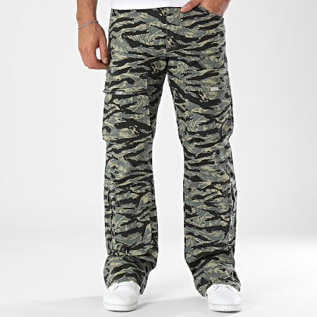 Classic Series - 533 Vaqueros Cargo Camuflaje Verde Caqui