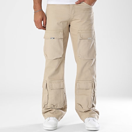 Ikao - Vaqueros Cargo 533 Beige