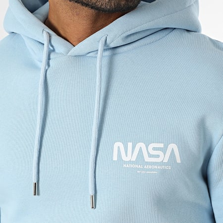 NASA - Ensemble Sweat Capuche Et Pantalon Jogging Futuristic Bleu Clair