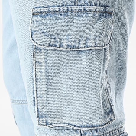 Only And Sons - Jean Cargo Edge Straight Bleu Denim