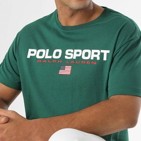Polo Sport Ralph Lauren - Tee Shirt Regular Logo Sport Vert