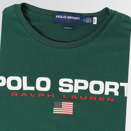 Polo Sport Ralph Lauren - Tee Shirt Regular Logo Sport Vert
