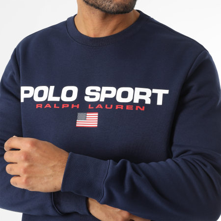 Polo Sport Ralph Lauren - Sweat Crewneck Logo Sport Bleu Marine