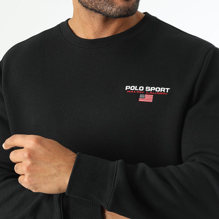 Polo Sport Ralph Lauren - Sweat Crewneck Logo Sport Noir