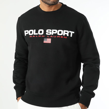Polo Sport Ralph Lauren - Sweat Crewneck Logo Sport Noir