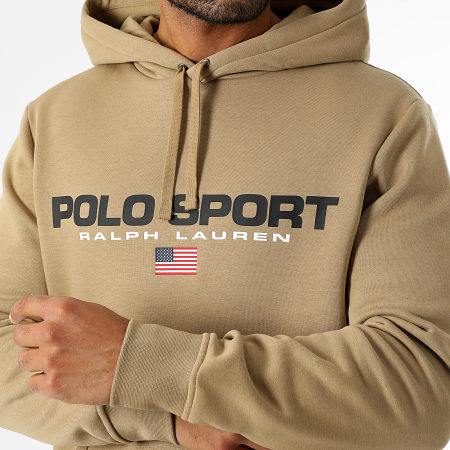 Polo Sport Ralph Lauren - Sweat Capuche Logo Sport Camel