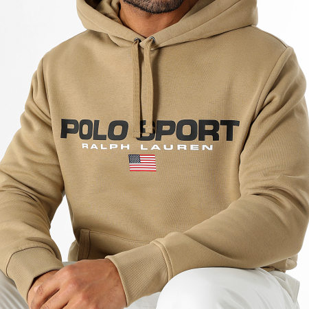 Polo Sport Ralph Lauren - Sweat Capuche Logo Sport Camel