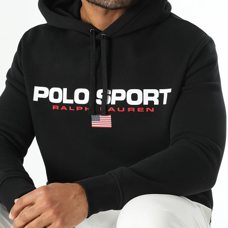 Polo Sport Ralph Lauren - Sweat Capuche Logo Sport Noir