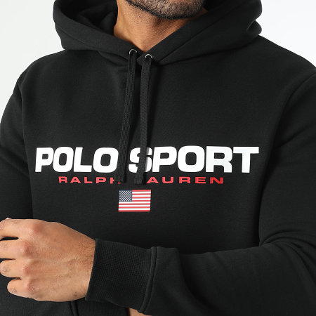 Polo Sport Ralph Lauren - Sweat Capuche Logo Sport Noir