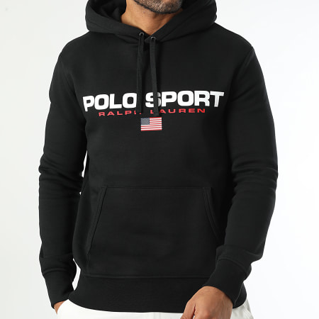 Polo Sport Ralph Lauren - Sweat Capuche Logo Sport Noir