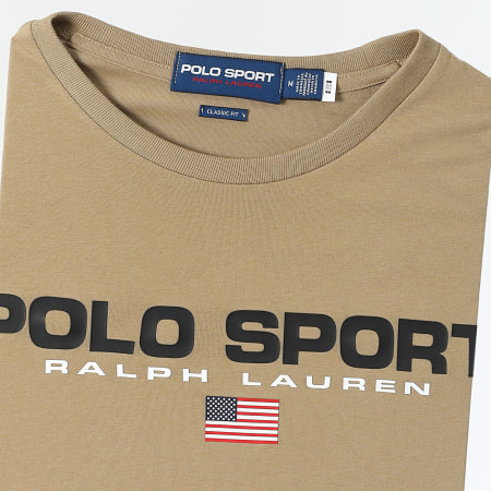 Polo Sport Ralph Lauren - Tee Shirt Regular Logo Sport Camel