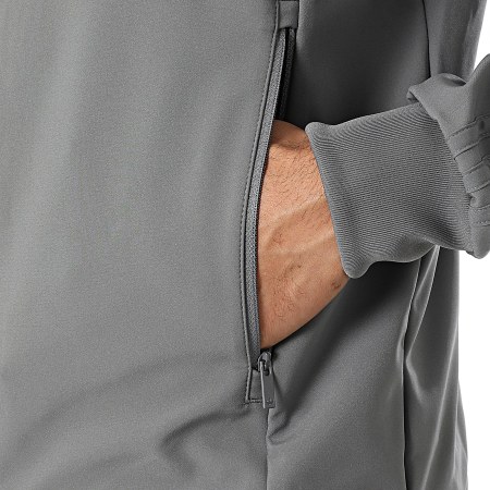 Adidas Originals - Veste Zippée A Bandes Bonded IY4874 Gris