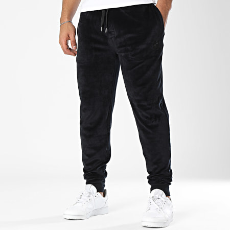 BOSS Pantalon de chandal de terciopelo 50527400 Negro Ryses