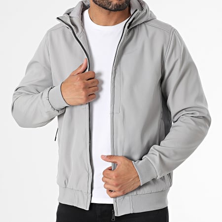Frilivin - Veste Zippée Capuche Gris