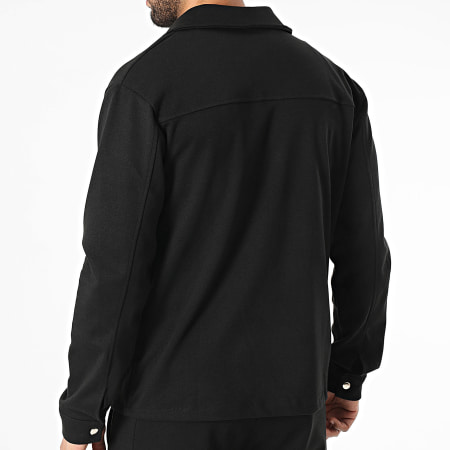 Frilivin - Ensemble Surchemise Et Pantalon Noir