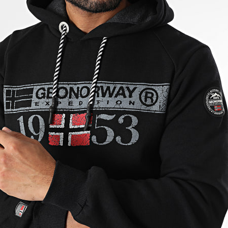 Geographical Norway - Fast Life Hoodie Negro